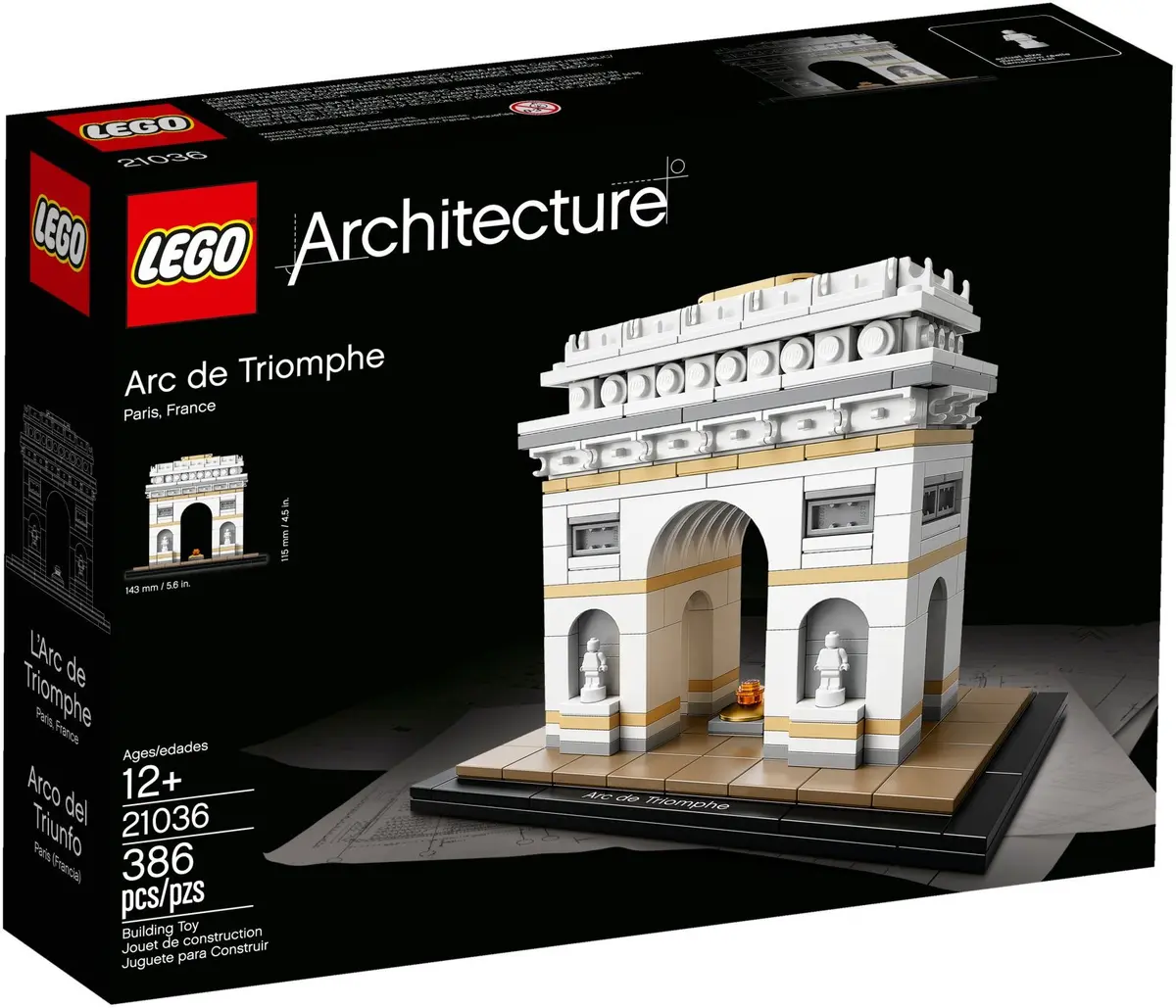 LEGO Architecture 21036 Arc de Triomphe set, image 2