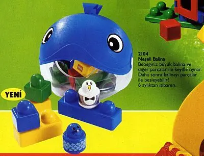 LEGO Primo 2104 Wilma Whale set