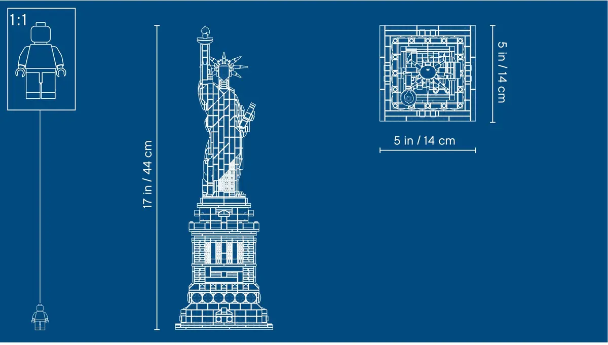 LEGO Architecture 21042 Statue of Liberty set, image 6