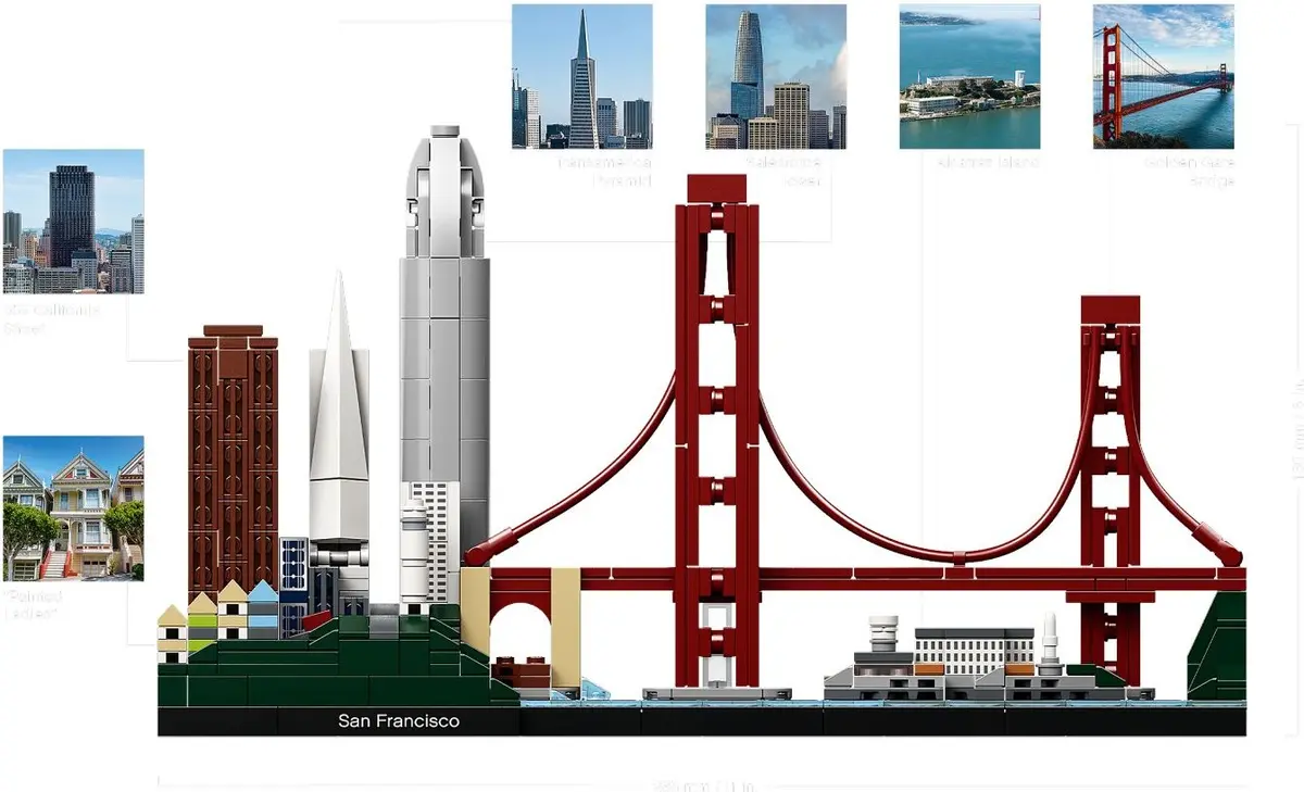LEGO Architecture 21043 San Francisco set, image 4