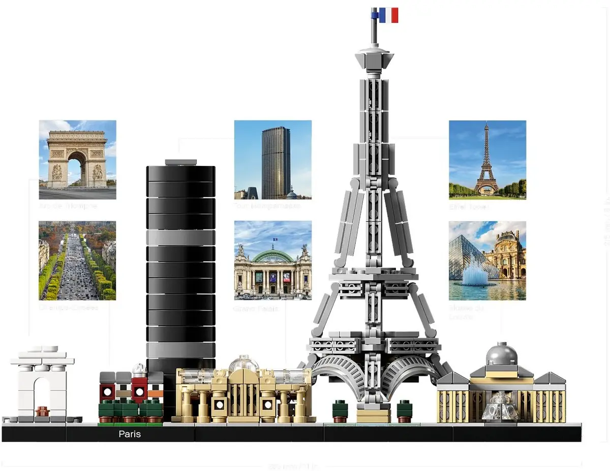 LEGO Architecture 21044 Paris set, image 4