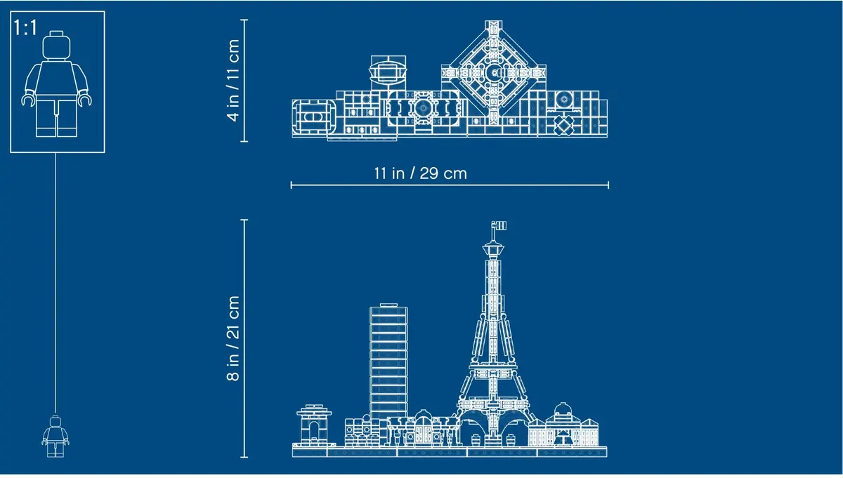 LEGO Architecture 21044 Paris set, image 6
