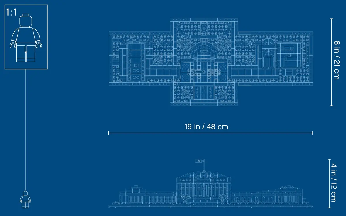 LEGO Architecture 21054 The White House set, image 6