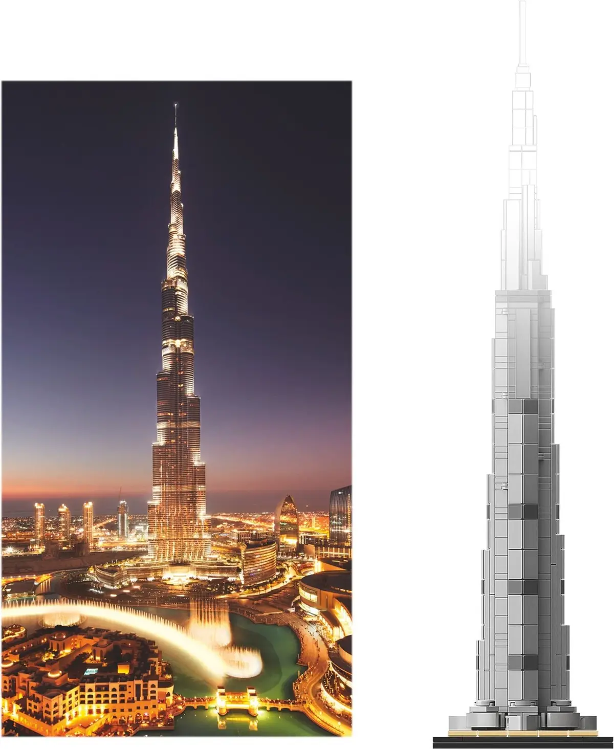 LEGO Architecture 21055 Burj Khalifa set, image 4