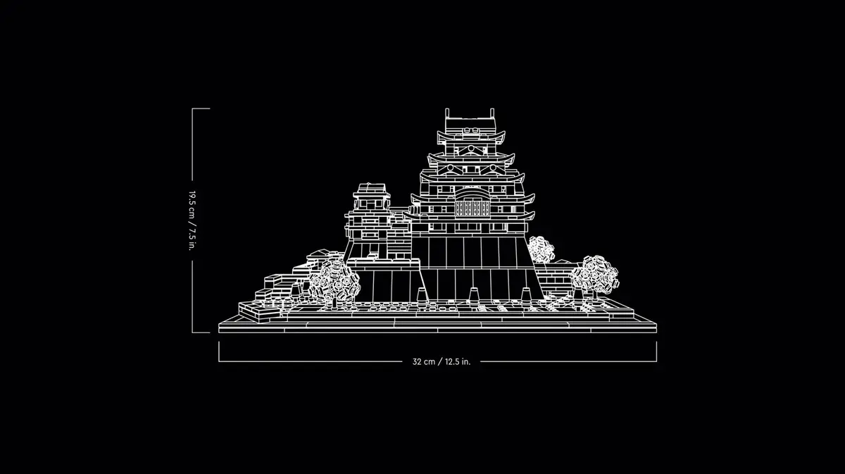LEGO Architecture 21060 Himeji Castle set, image 7