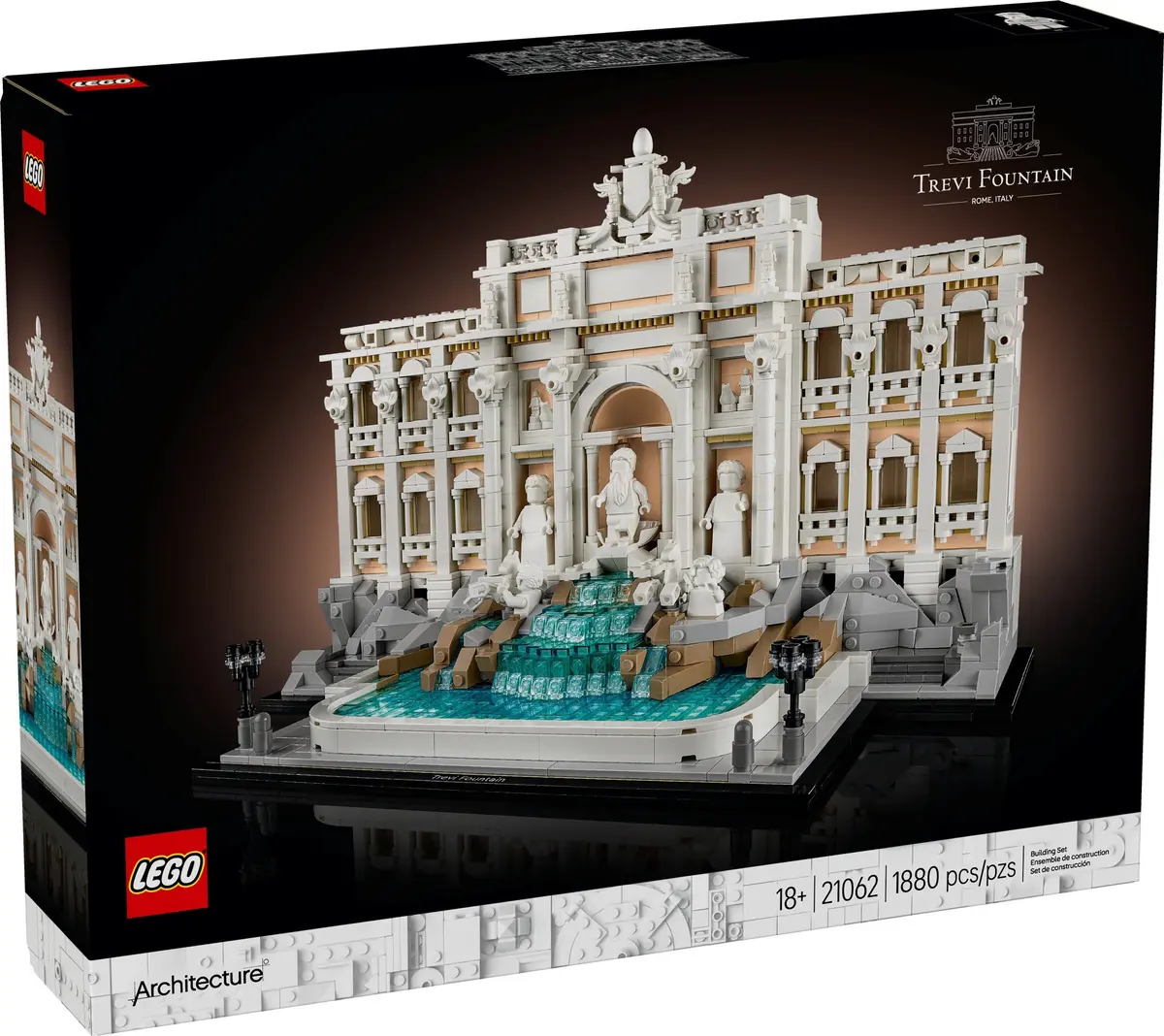 LEGO Architecture 21062 Trevi Fountain set, image 2