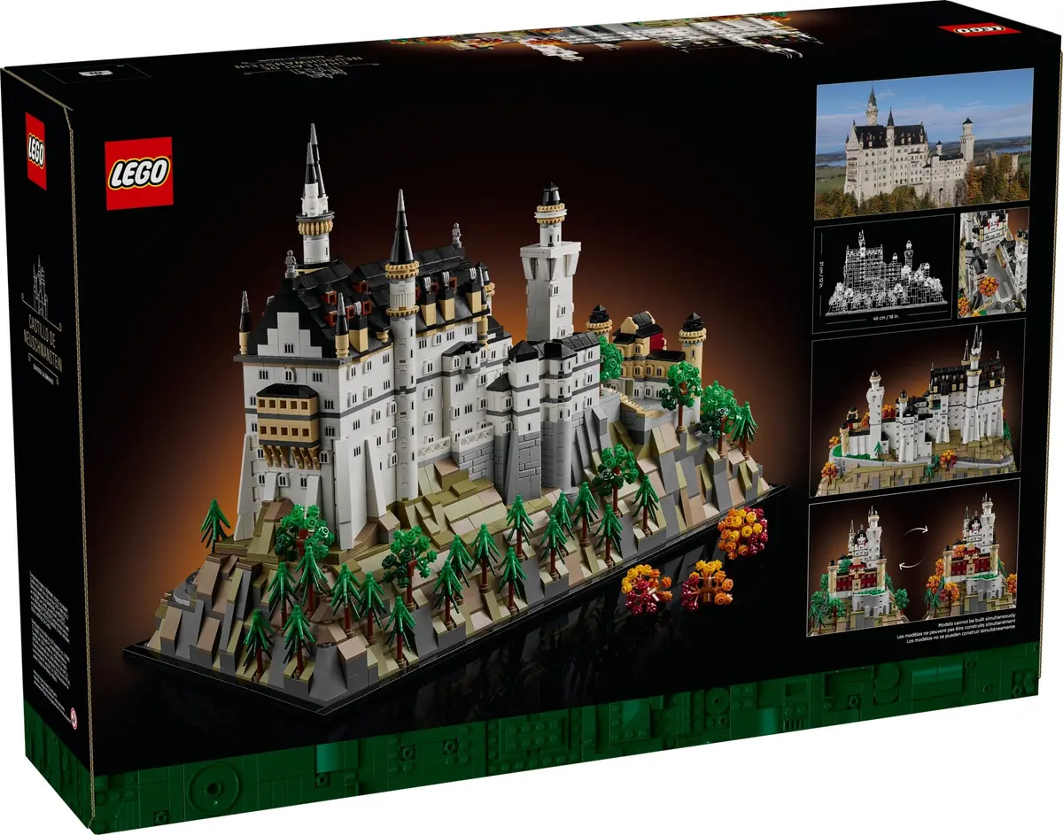 LEGO Architecture 21063 Neuschwanstein Castle set, image 4