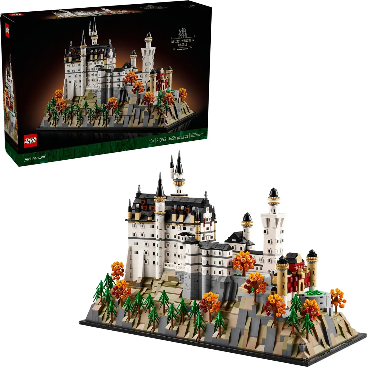 LEGO Architecture 21063 Neuschwanstein Castle set, image 5