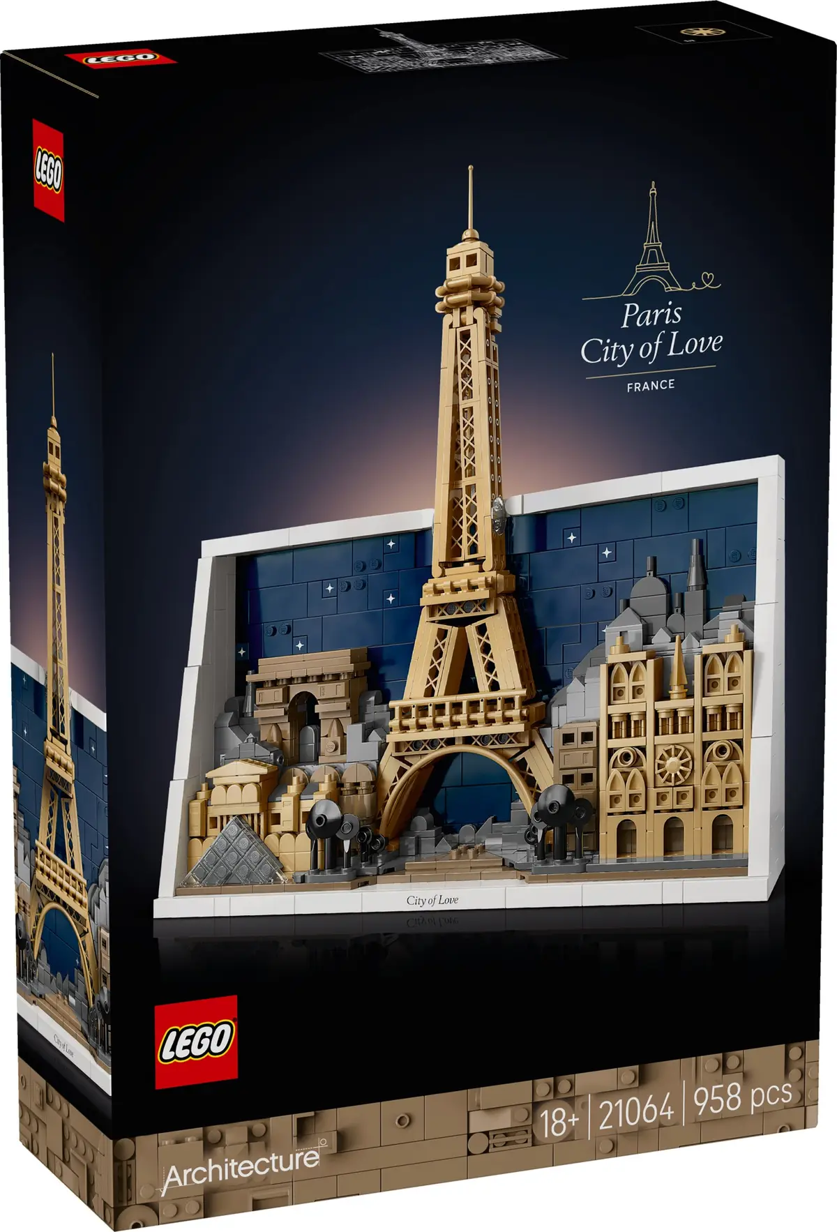 LEGO Architecture 21064 Paris - City of Love set, image 7