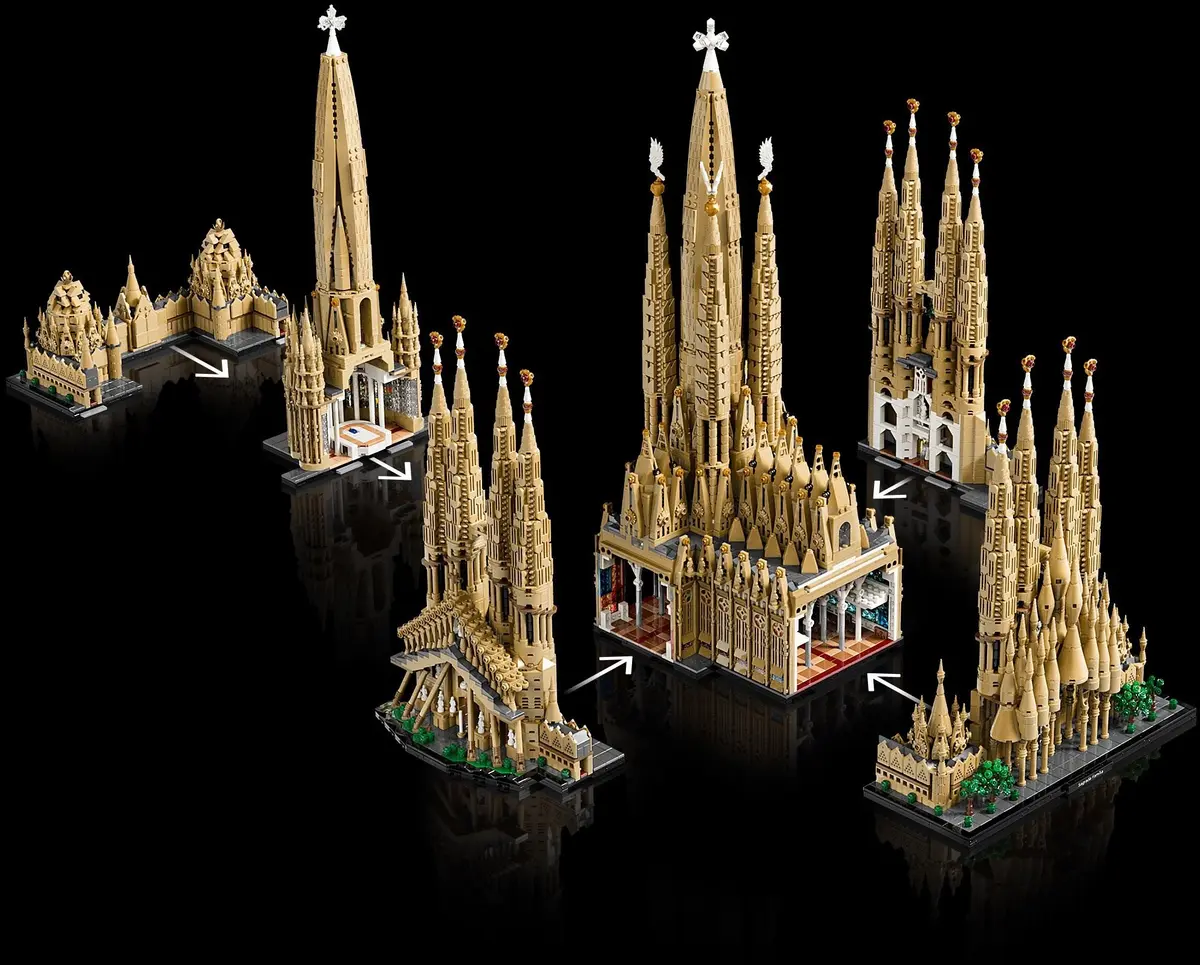 LEGO Architecture 21065 Sagrada Família set, image 10
