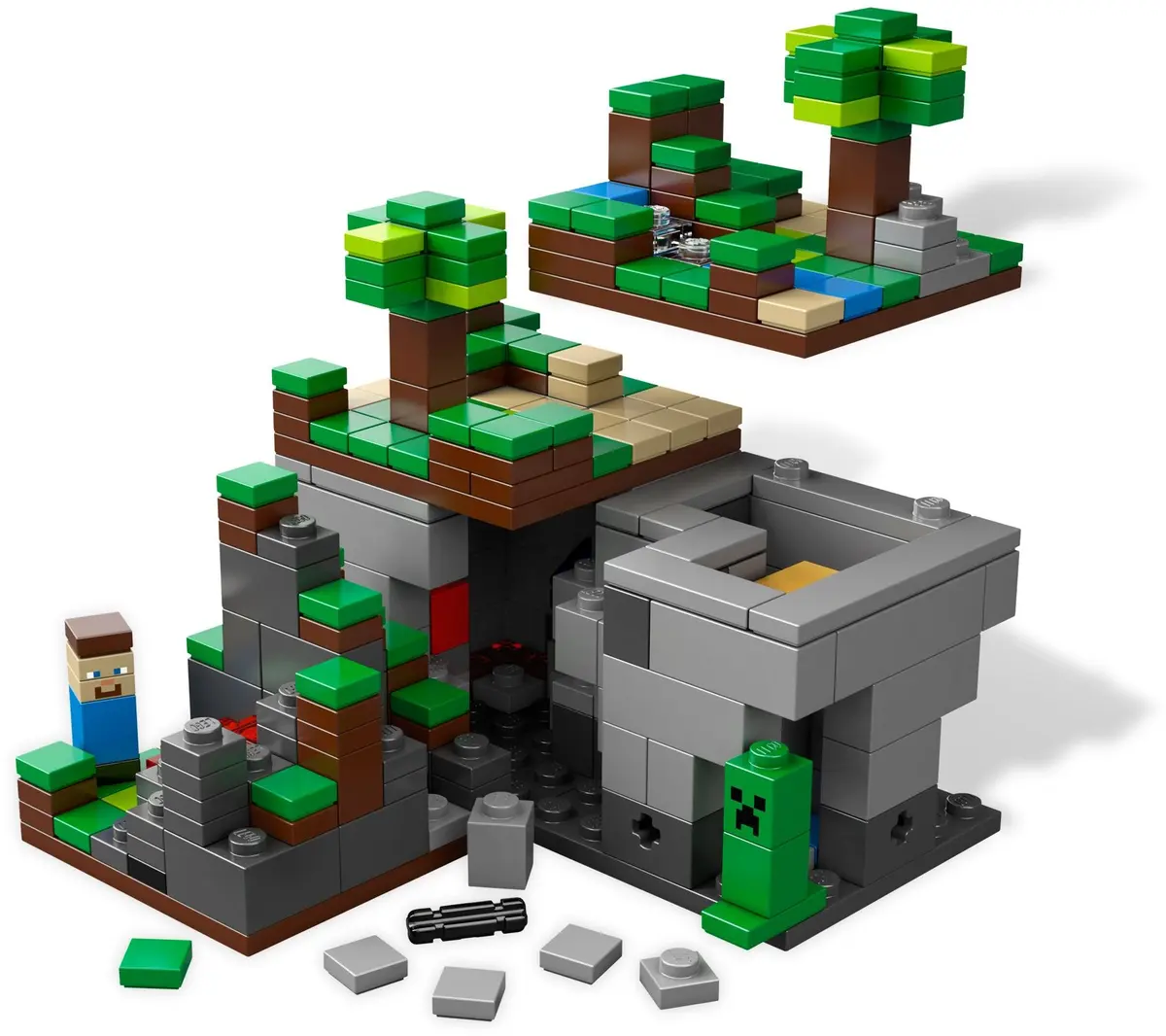 LEGO Ideas 21102 Minecraft Micro World - The Forest set, image 3