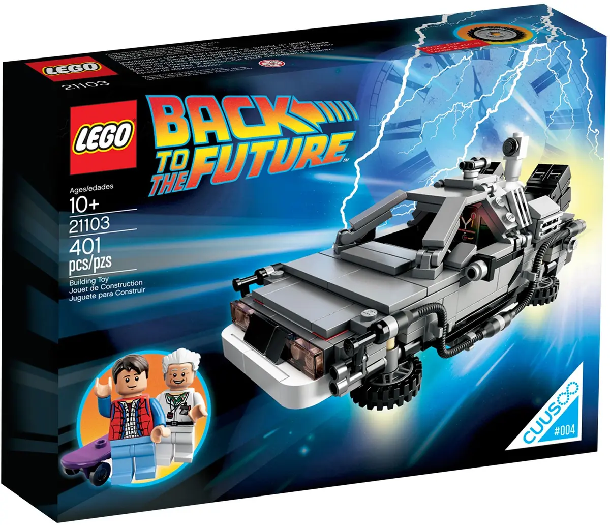 LEGO Ideas 21103 The DeLorean Time Machine set, image 2