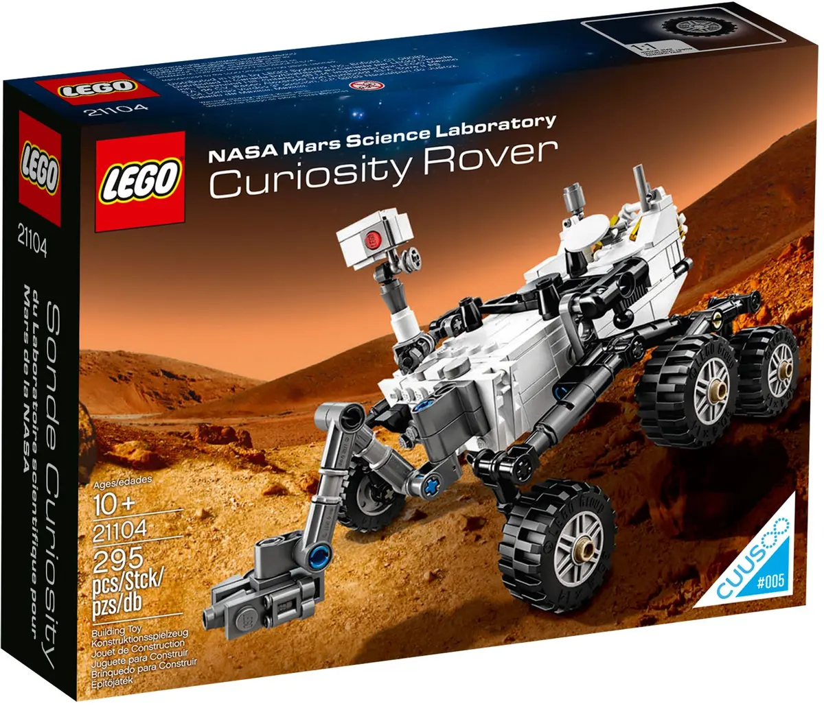 LEGO Ideas 21104 NASA Mars Science Laboratory Curiosity Rover set, image 2