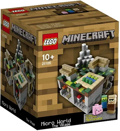 LEGO Minecraft 21105 Micro World - The Village set, image 8