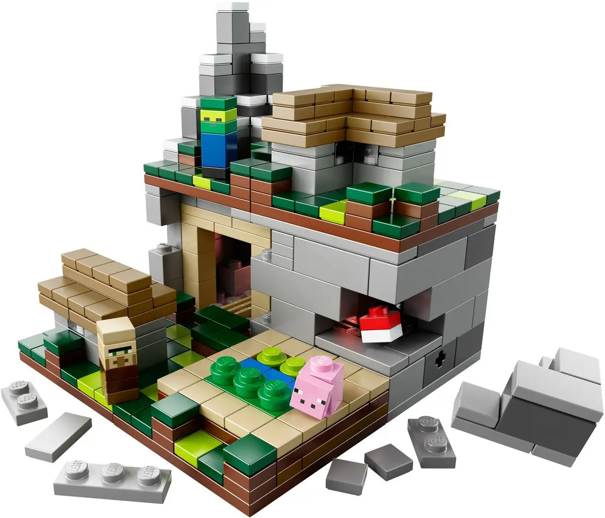 LEGO Minecraft 21105 Micro World - The Village set, image 4