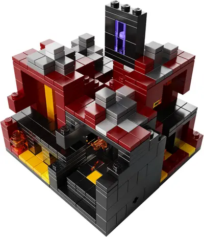 LEGO Minecraft 21106 Micro World - The Nether set