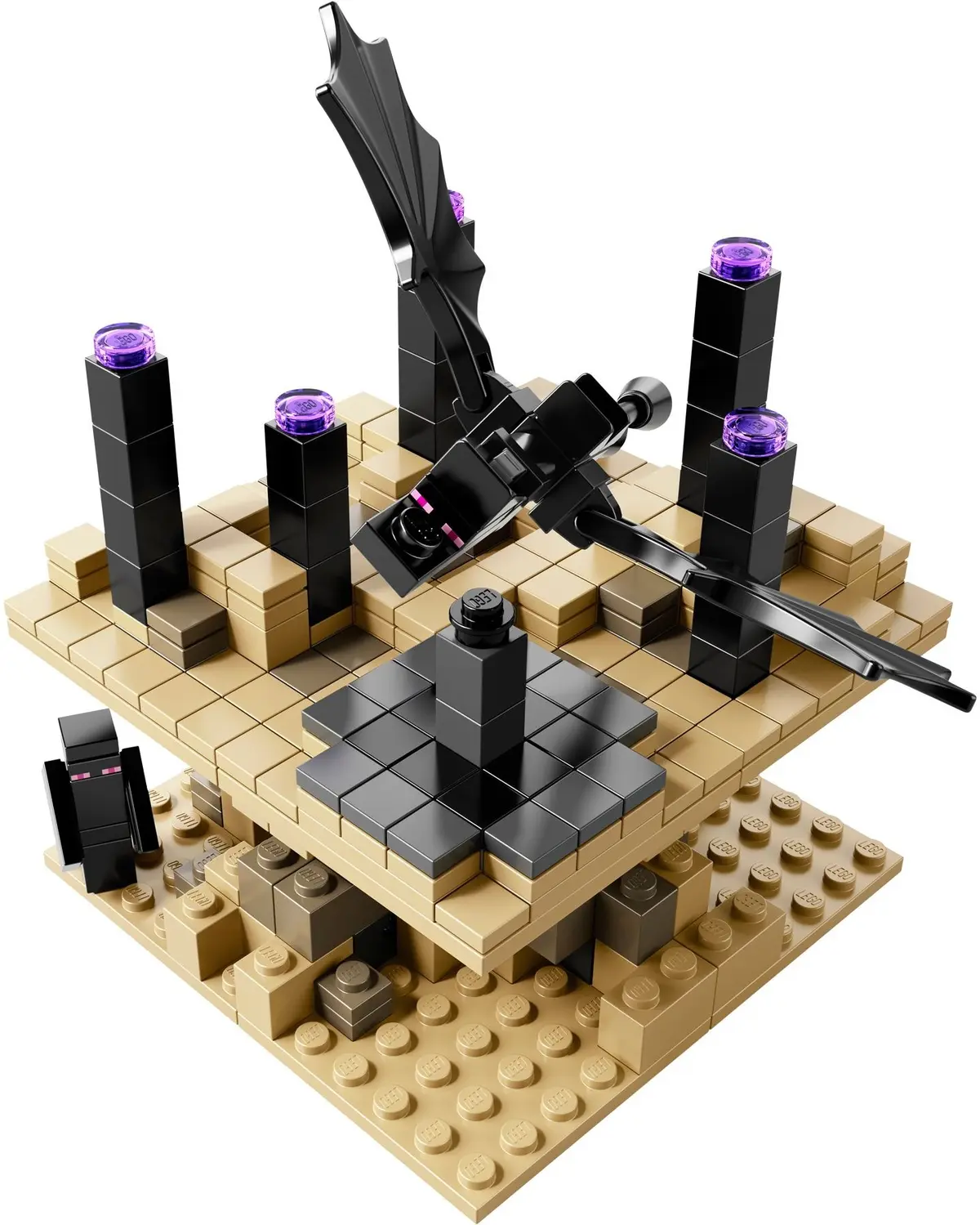 LEGO Minecraft 21107 Micro World - The End set