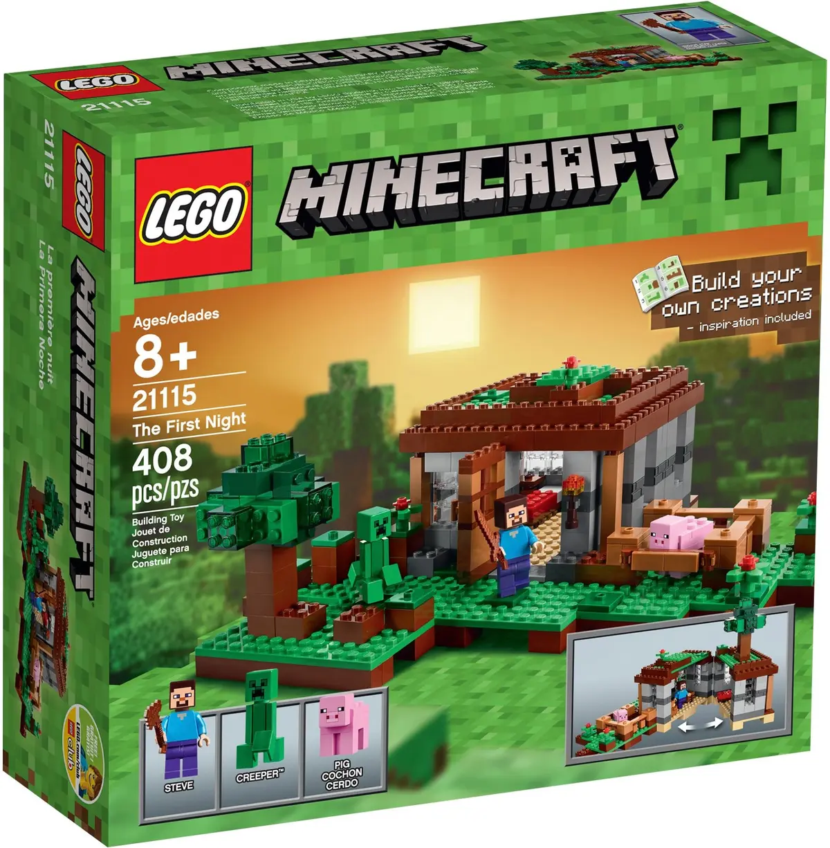 LEGO Minecraft 21115 The First Night set, image 2