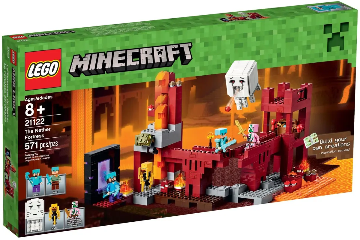 LEGO Minecraft 21122 The Nether Fortress set, image 2