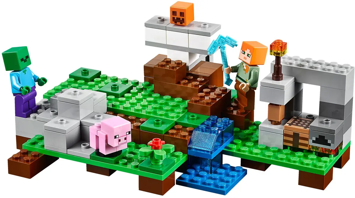 LEGO Minecraft 21123 The Iron Golem set