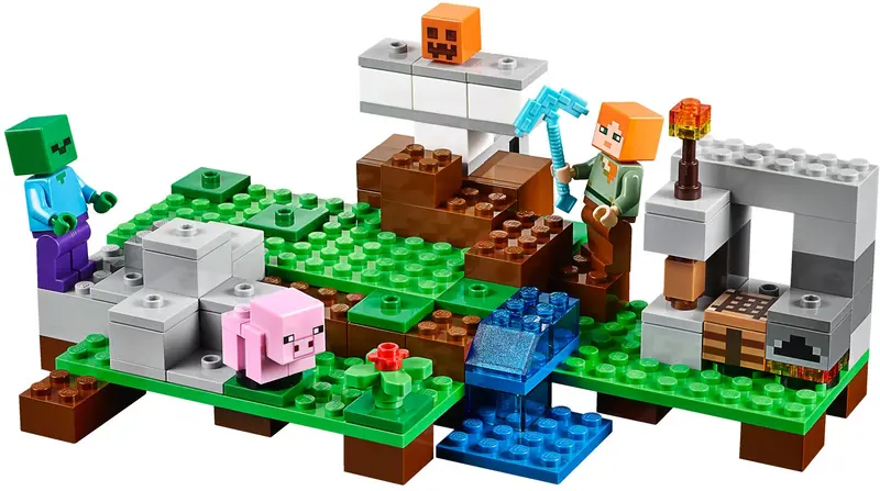LEGO Minecraft 21123 The Iron Golem set