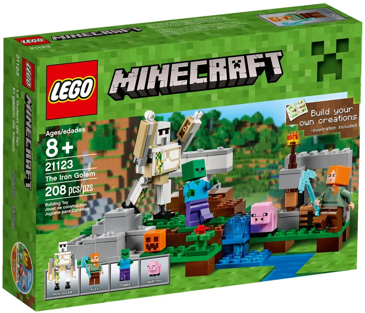 LEGO Minecraft 21123 The Iron Golem set, image 2