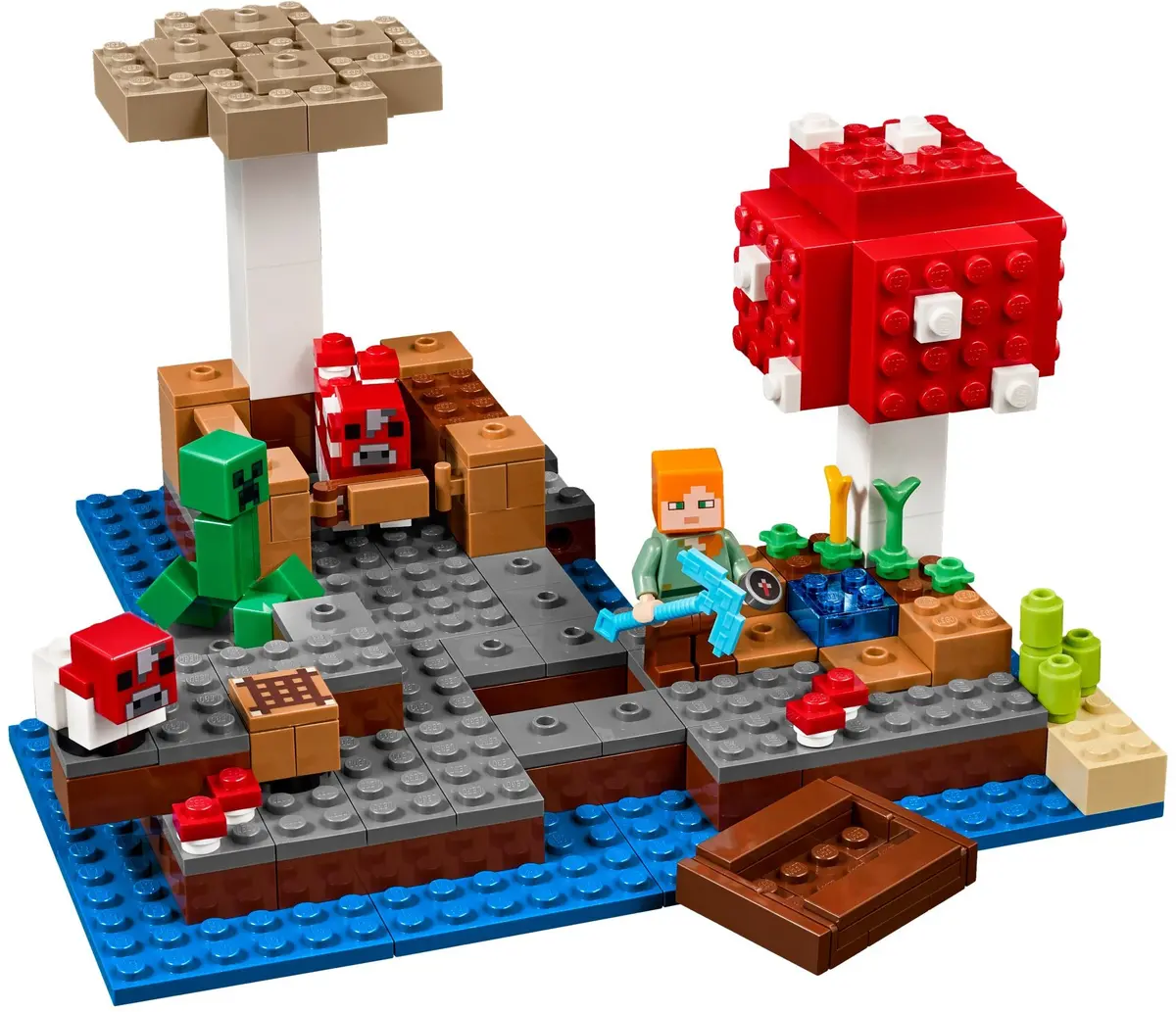 LEGO Minecraft 21129 The Mushroom Island set, image 4