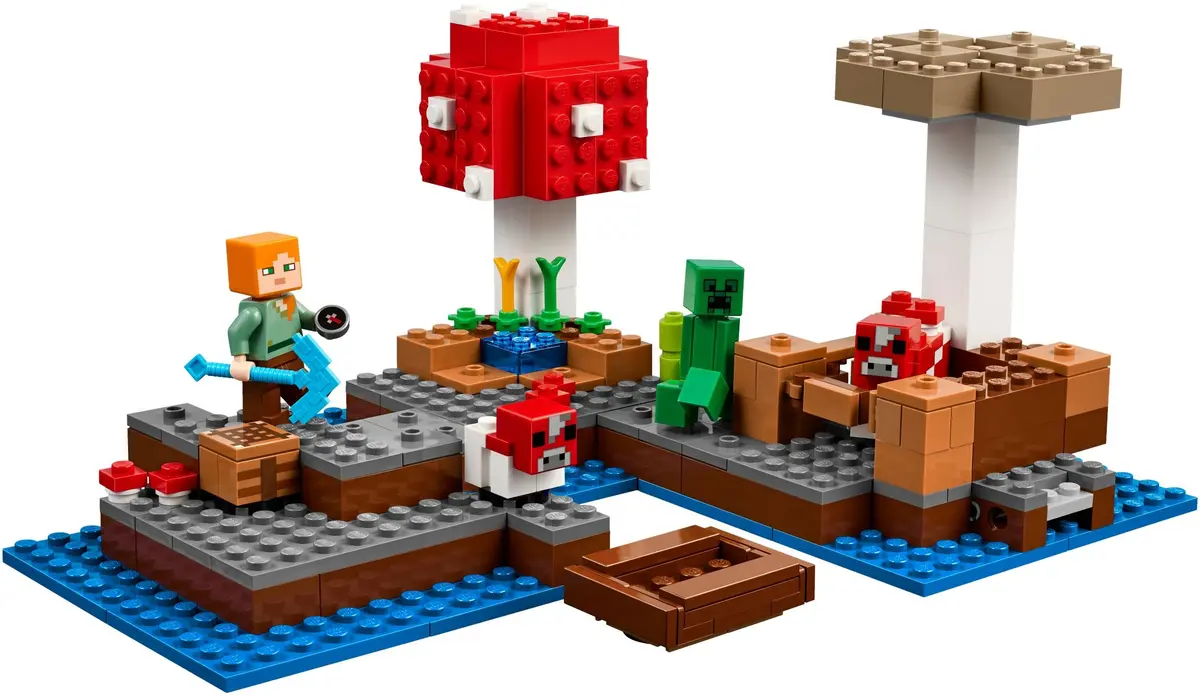 LEGO Minecraft 21129 The Mushroom Island set, image 3