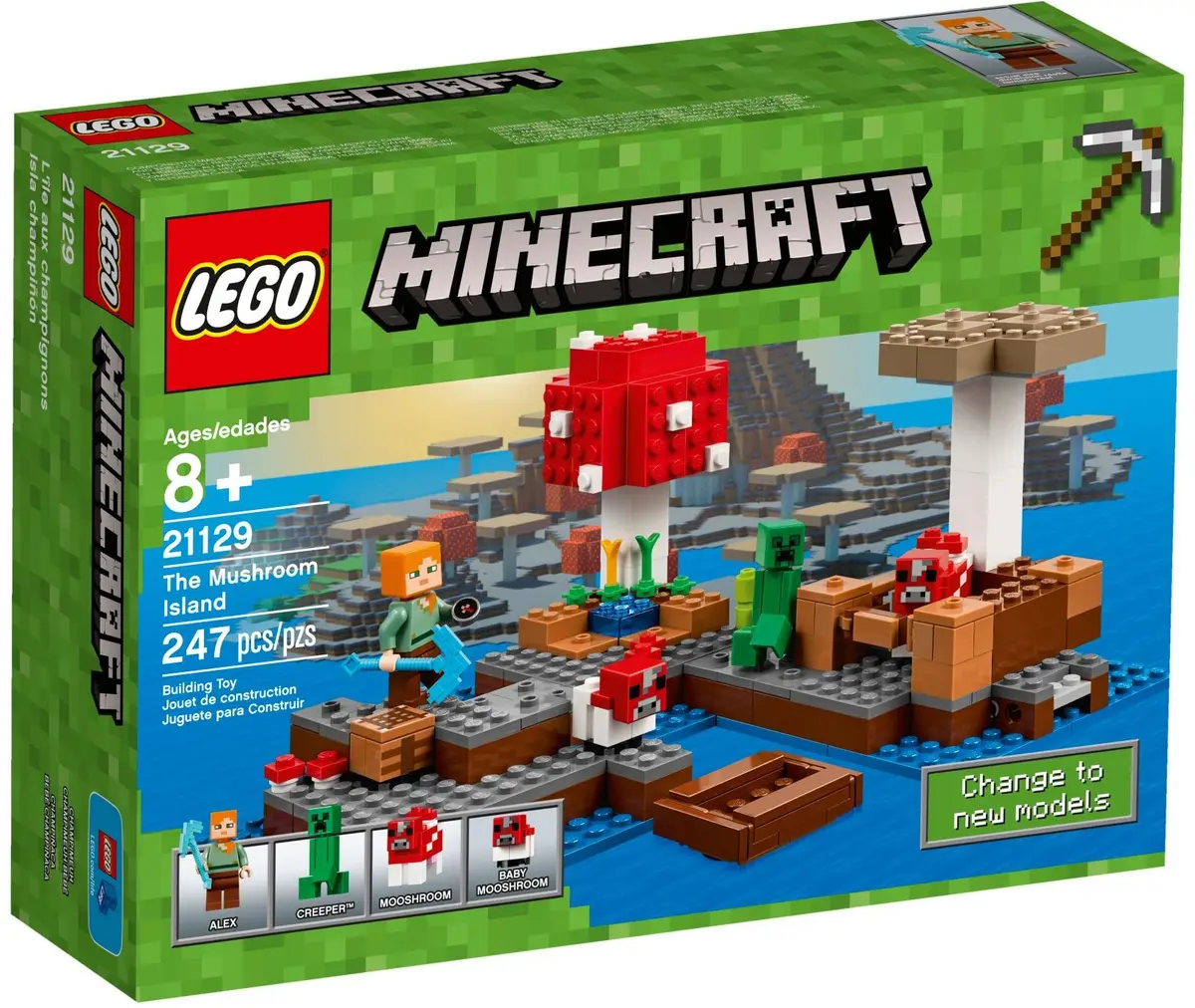 LEGO Minecraft 21129 The Mushroom Island set, image 2