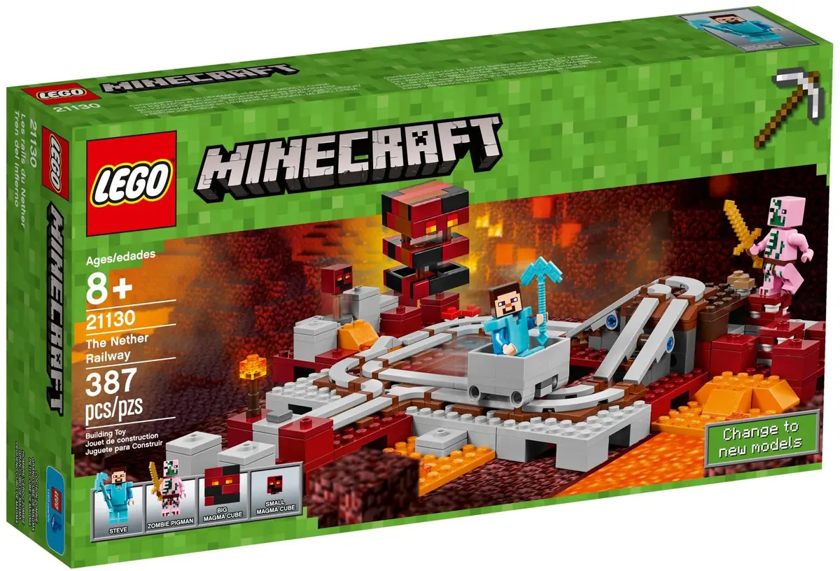 LEGO Minecraft 21130 The Nether Railway set, image 2