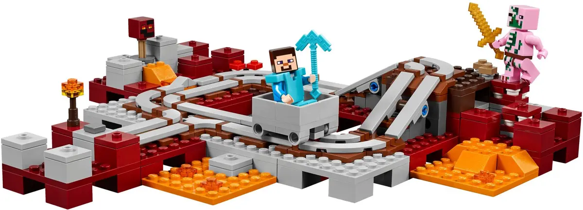 LEGO Minecraft 21130 The Nether Railway set, image 3