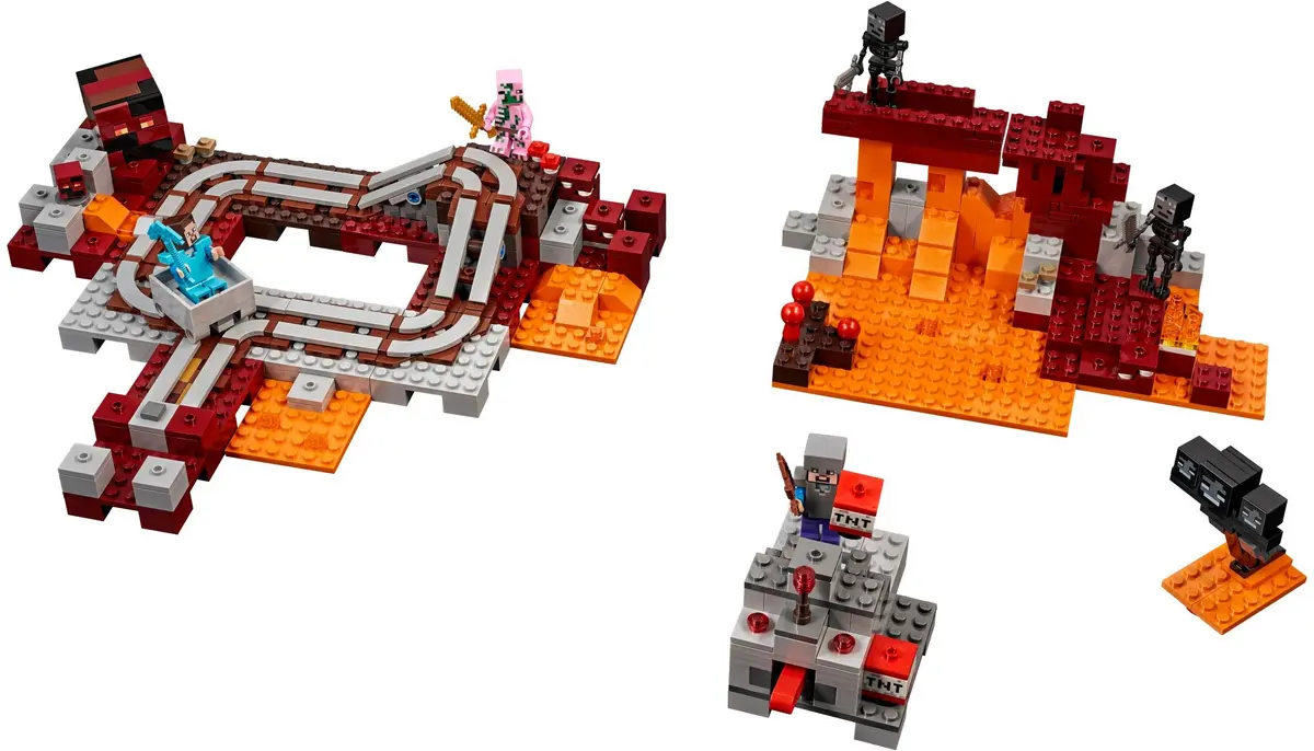 LEGO Minecraft 21130 The Nether Railway set, image 4