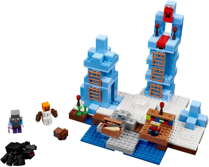 LEGO Minecraft 21131 The Ice Spikes set