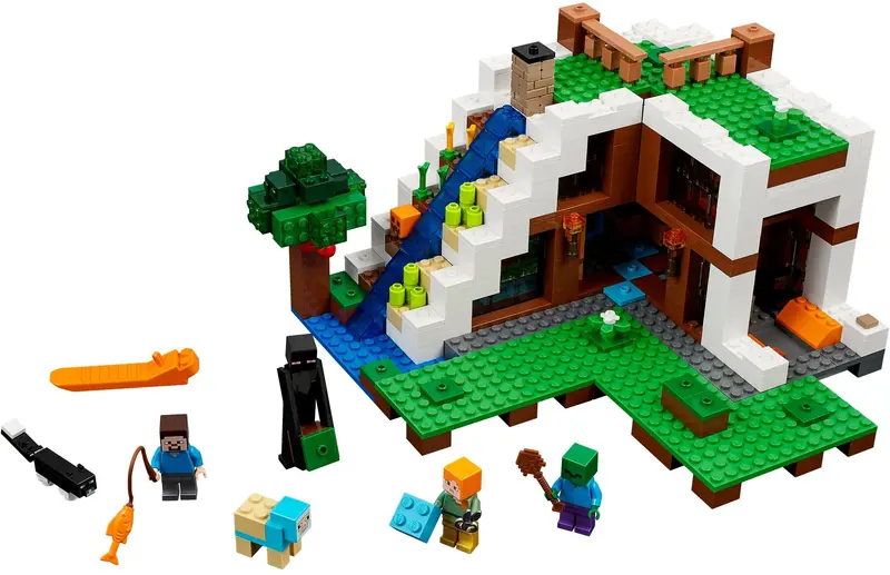 LEGO Minecraft 21134 The Waterfall Base set