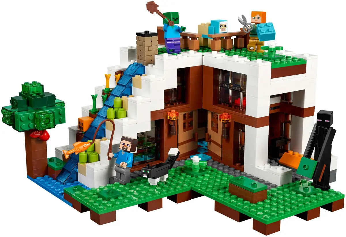 LEGO Minecraft 21134 The Waterfall Base set, image 7