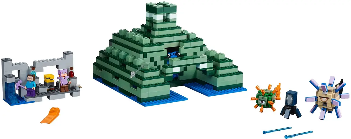 LEGO Minecraft 21136 The Ocean Monument set
