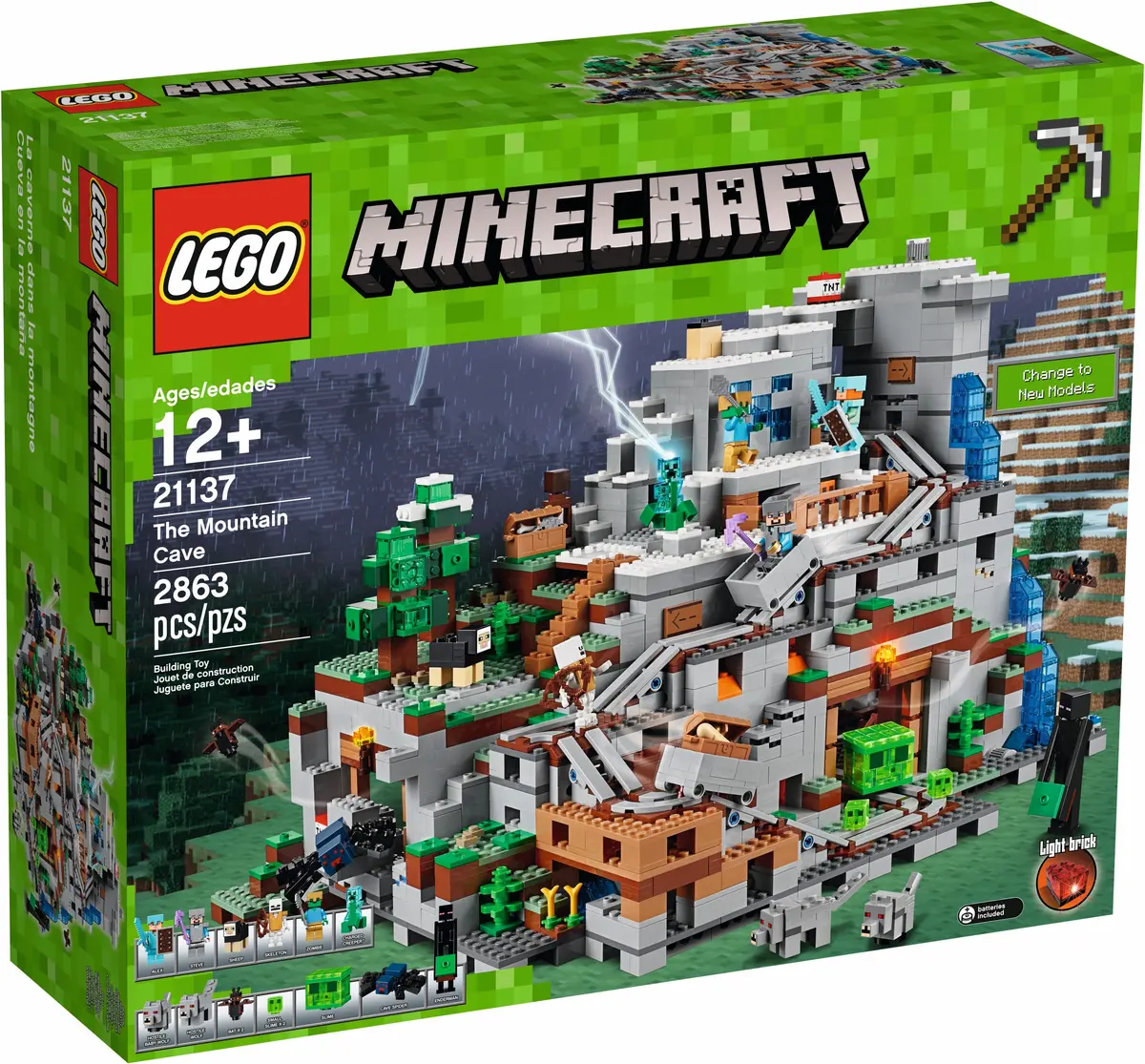 LEGO Minecraft 21137 The Mountain Cave set, image 17