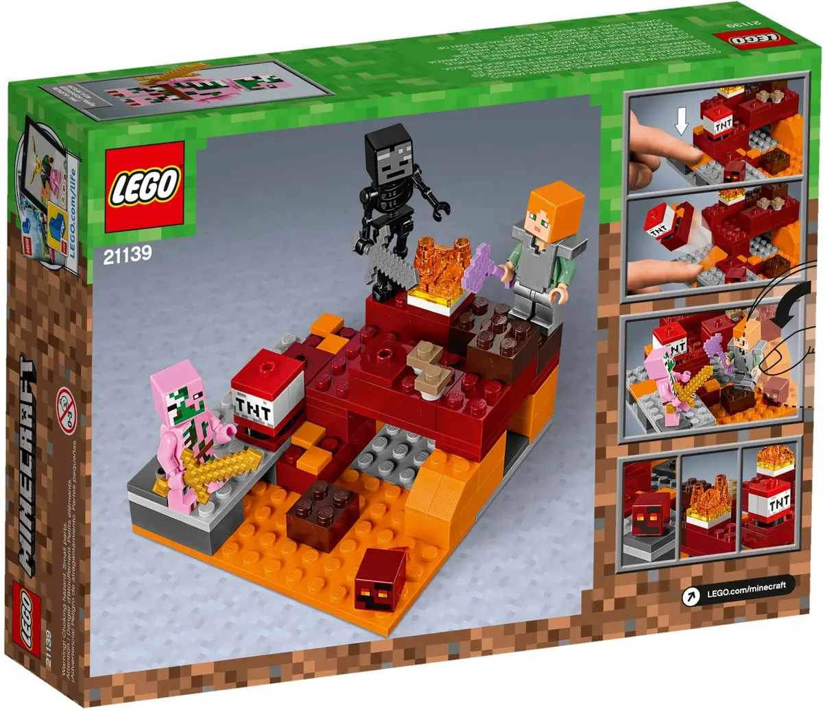 LEGO Minecraft 21139 The Nether Fight set, image 3