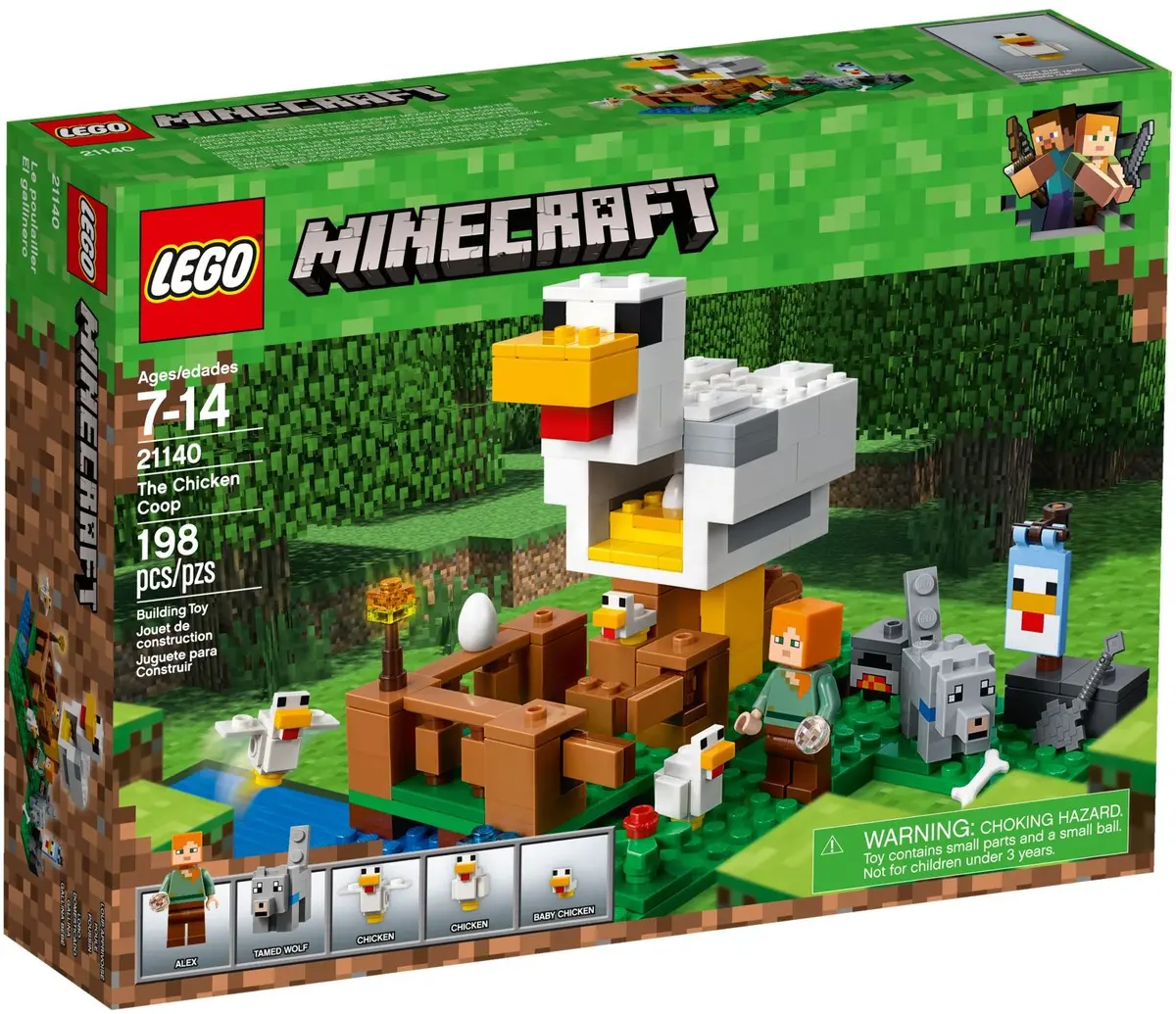 LEGO Minecraft 21140 The Chicken Coop set, image 2