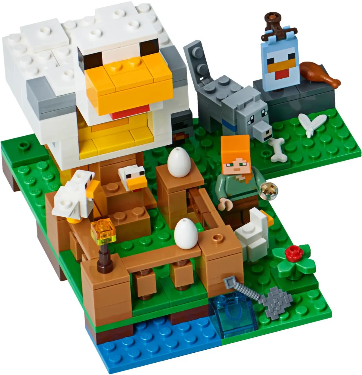 LEGO Minecraft 21140 The Chicken Coop set