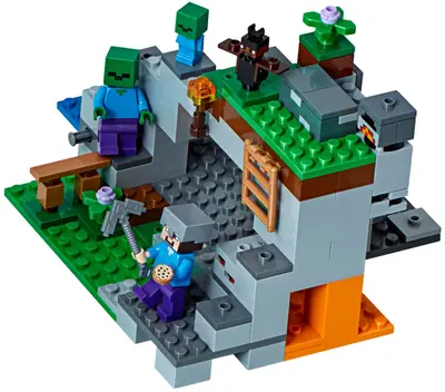 LEGO Minecraft 21141 The Zombie Cave set