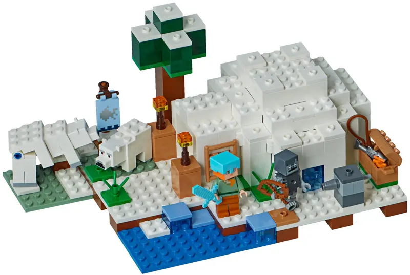 LEGO Minecraft 21142 The Polar Igloo set