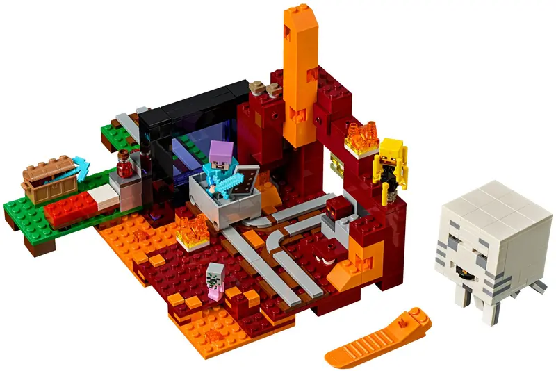 LEGO Minecraft 21143 The Nether Portal set