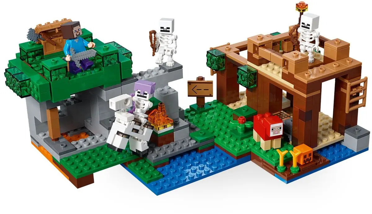LEGO Minecraft 21146 The Skeleton Attack set, image 4