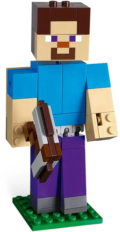LEGO Minecraft 21148 Minecraft Steve BigFig with Parrot set, image 4