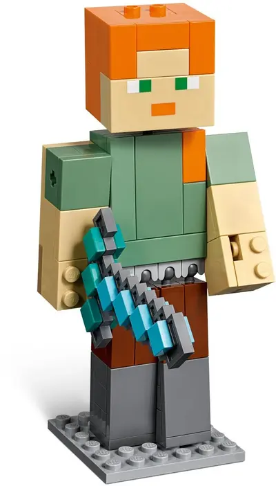 LEGO Minecraft 21149 Minecraft Alex BigFig with Chicken set, image 4