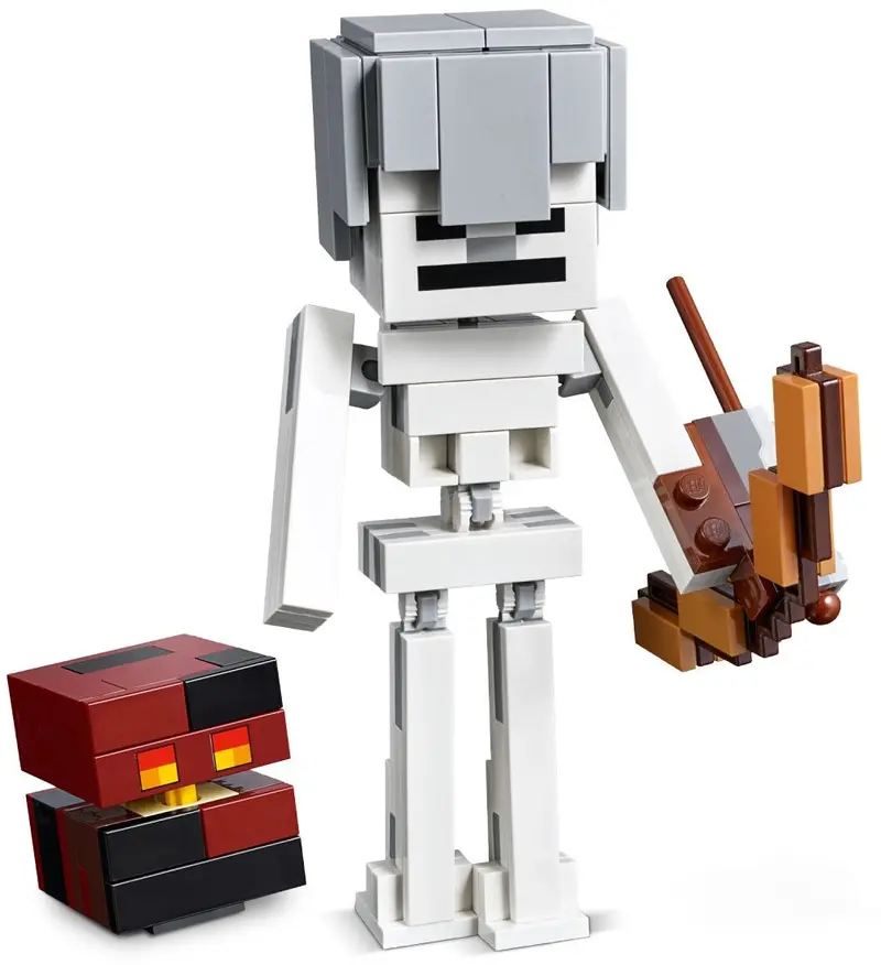 LEGO Minecraft 21150 Minecraft Skeleton BigFig with Magma Cube set, image 3