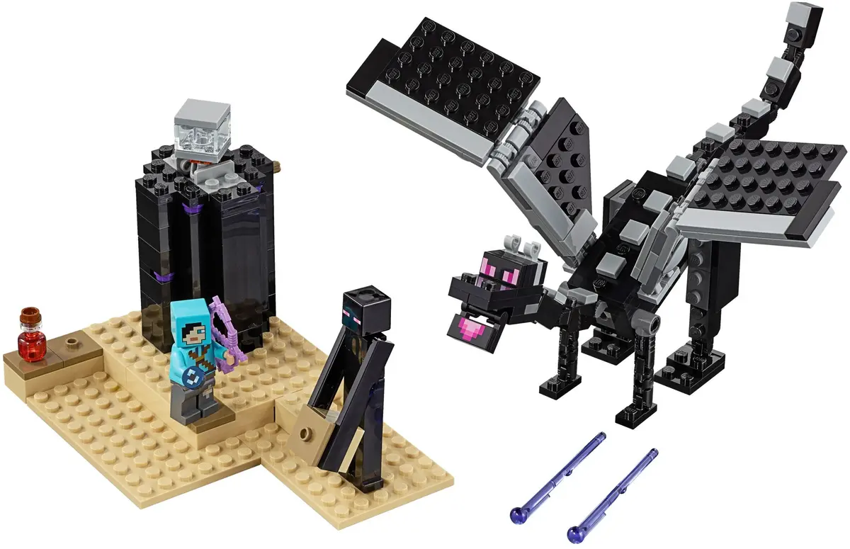 LEGO Minecraft 21151 The End Battle set