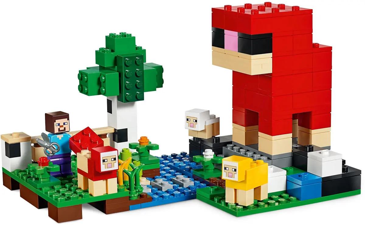 LEGO Minecraft 21153 The Wool Farm set, image 4
