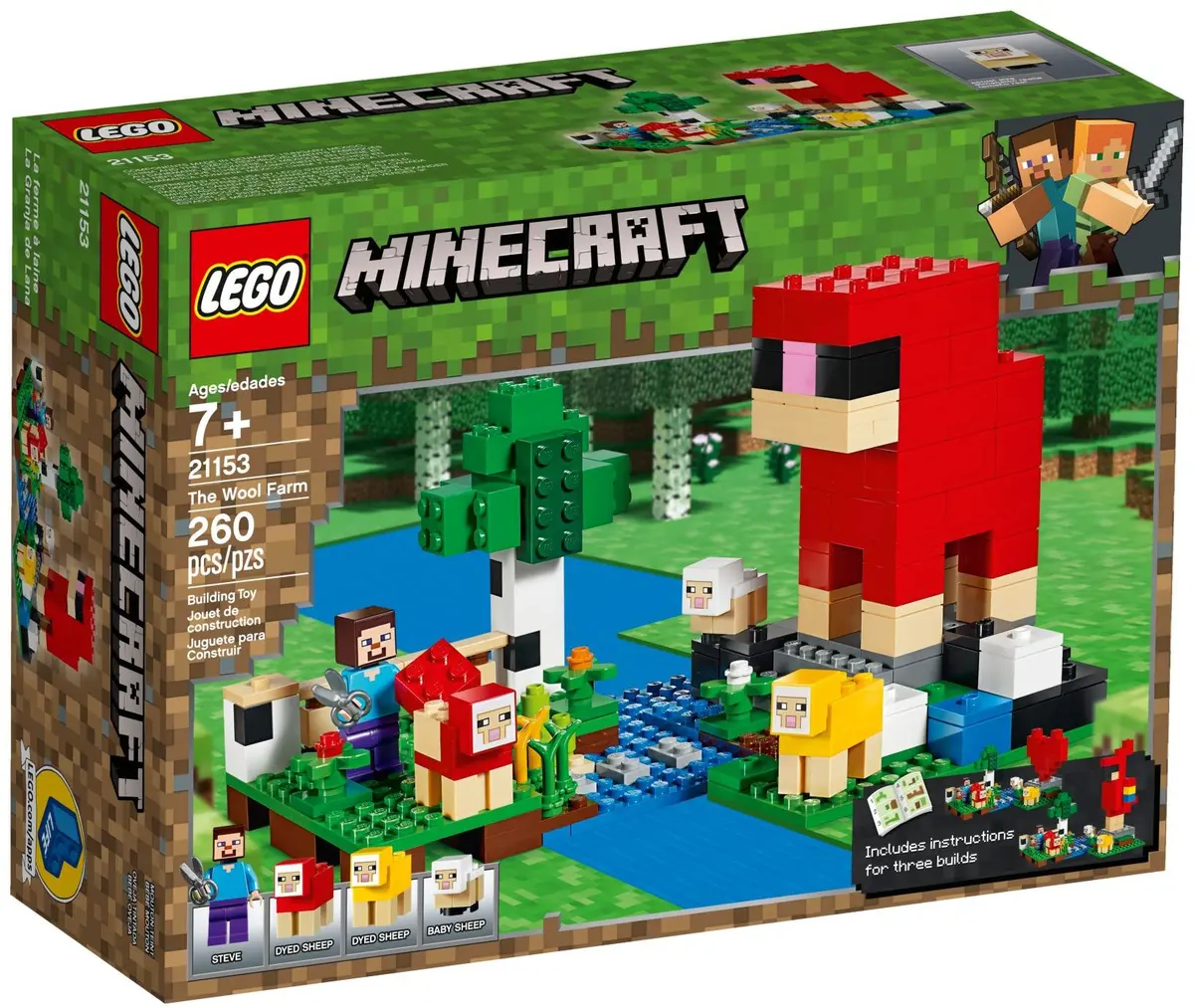 LEGO Minecraft 21153 The Wool Farm set, image 2